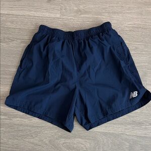 New Balance Men's Deep Blue Athletic Shorts